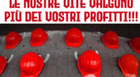 2024, più 7% morti sul luogo di lavoro rispetto al 2023. La corsa al profitto abbassa le misure di sicurezza e fa strage di operai. Mettersi in guardia l’uno con l’altro sui rischi, rifiutarsi di lavorare in pericolo, che vada a farsi fottere il padrone e la produzione.