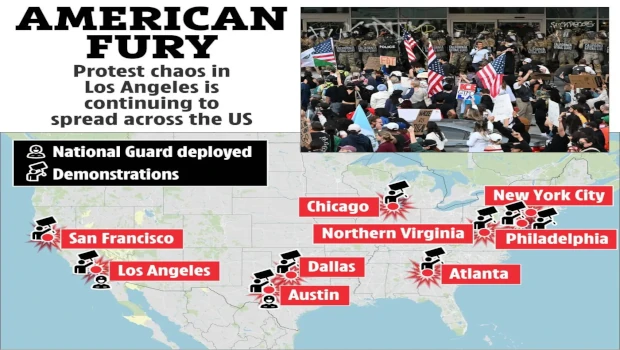 Gli USA in fiamme, Trump pensa di risolvere il problema delle proteste mobilitando l’esercito patriottico ma non fa altro che allargare il fronte di chi lo combatte per le strade.