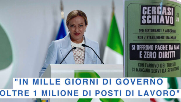 La propaganda del governo non riesce a nascondere la verità dei fatti. La vantata “crescita” dell’occupazione è fatta di salari bassi e orari e carichi di lavoro insostenibili. 