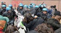 La signora Meloni chiede la condanna unanime della “violenza” messa in campo dalla gioventù che sta manifestando. Proprio lei che nei morti sul lavoro vede solo incidenti e non morti violente da sfruttamento. Che della violenza nelle stragi dei palestinesi vede solo legittima difesa di Netanyahu … Di che violenza parla?